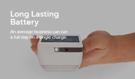 Clover Flex Efficiency Clover Flex battery can last a full business day from a single charge.